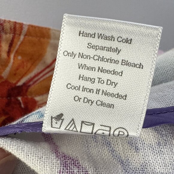 Coldwater Creek Multicolor Floral Jean Linen Jacket - Picture 8 of 12